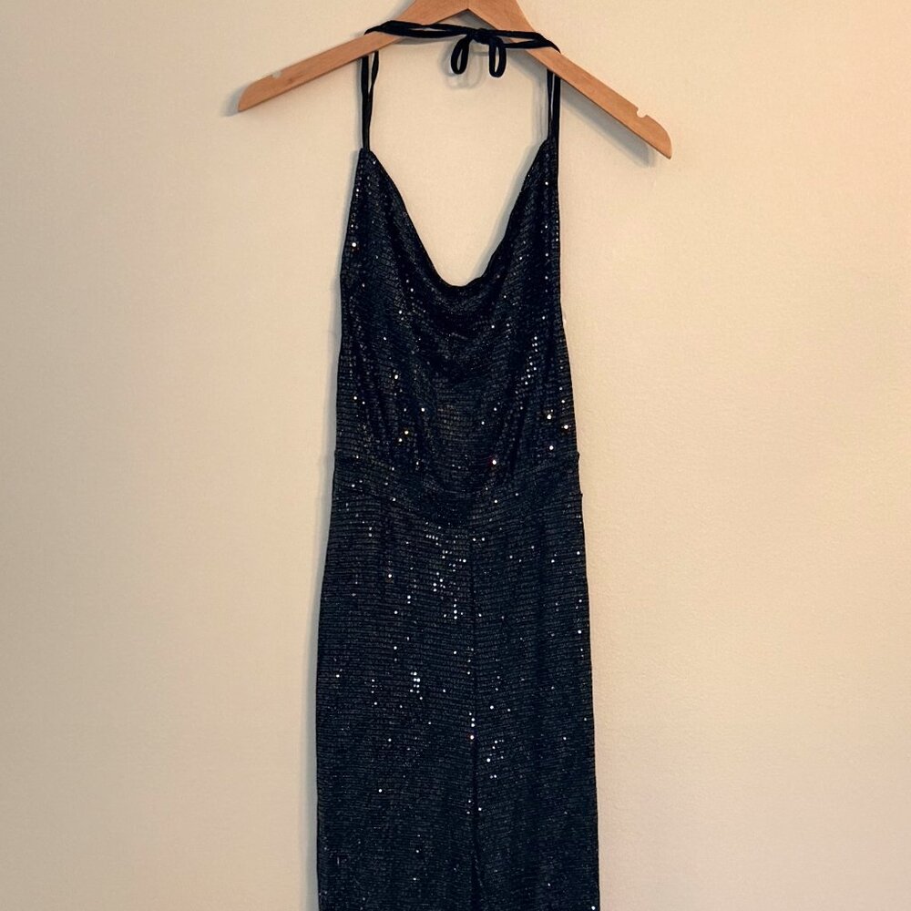 Sincerely Jules Black Sequin Jumpsuit